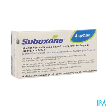 Suboxone 8mg/2,0mg Tabl Subl 28