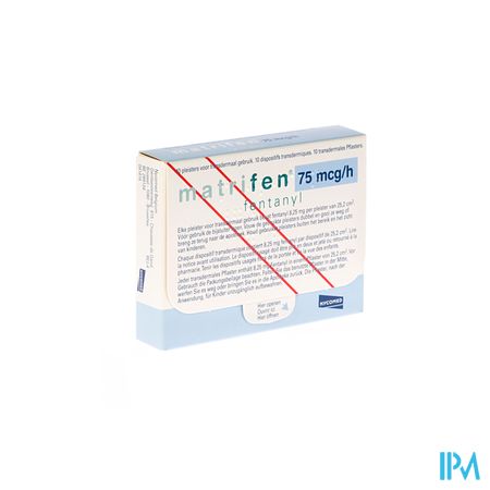 Matrifen 75 Ug/h Pleister Transderm 10x 75ug/h