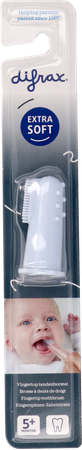 Difrax Tandenborstel Vingertop Silicone Ass 1