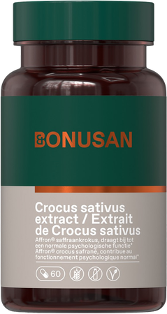 Crocus Sativus Extract Caps 60 Bonusan 2