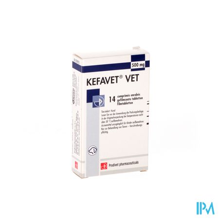 Kefavet 500mg Tabs 14