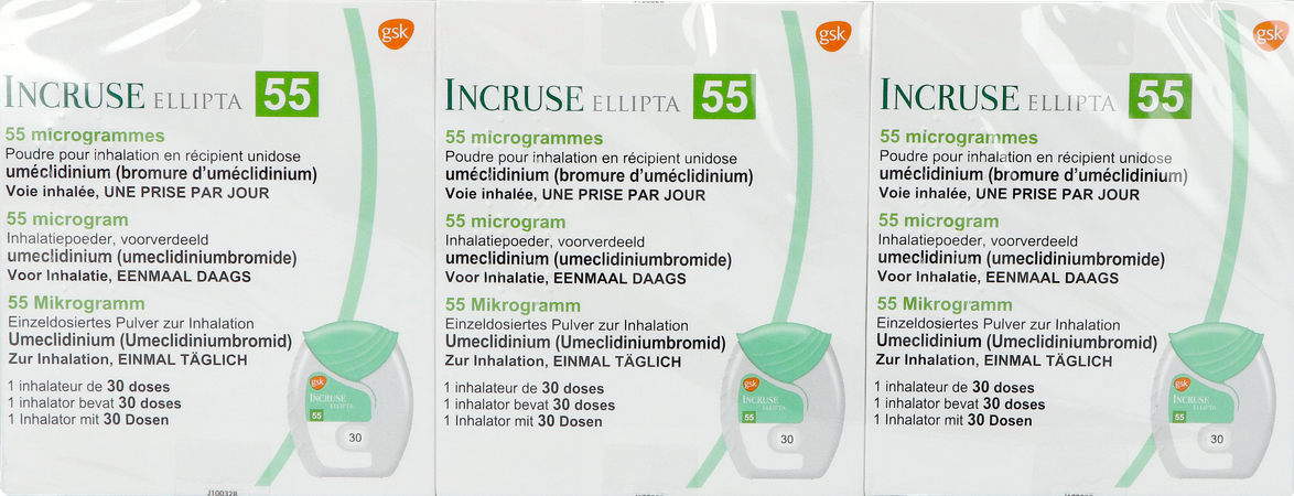 Incruse Ellipta 55mcg Pdr Inhalatie 3x30 Dosissen 2