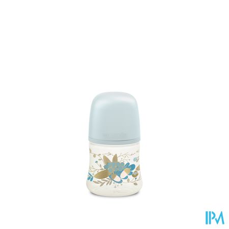 Suavinex Gold Bottle Silicone Slow Flow 150ml Blue 3