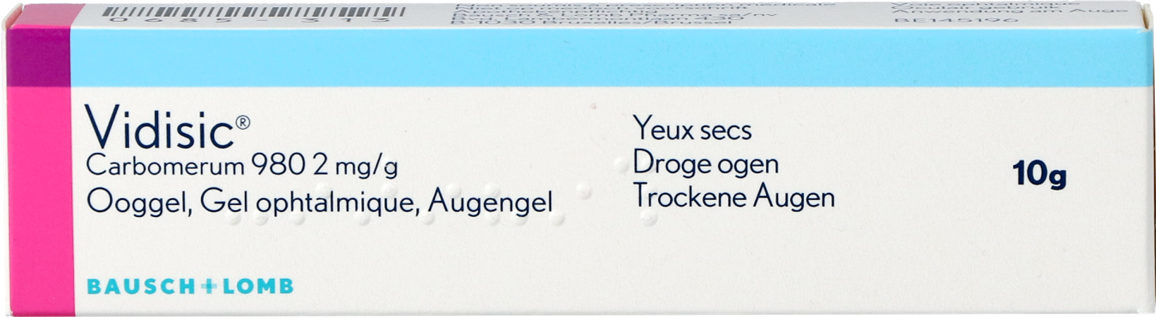 Vidisic Ooggel - Gel Oculaire 10 Gr 1