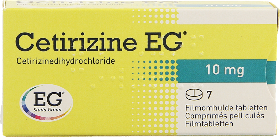 Cetirizine EG           Tabl 7X10Mg 1