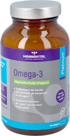 Mannavital Omega 3 Algenolie V-caps 60 7