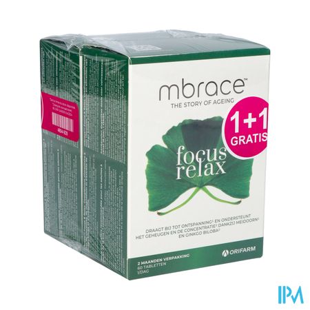 Mbrace Focus & Relax Tabl 60x2 1+1 Gratis