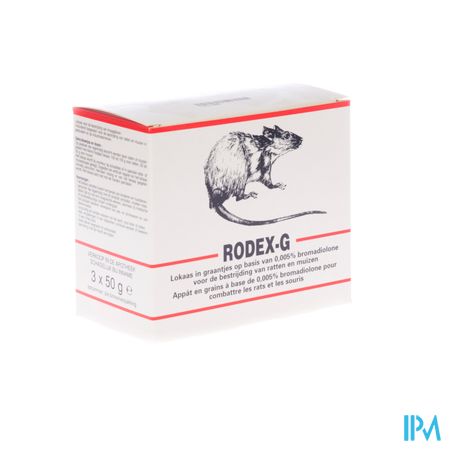 Rodex-g Korrels Ratten-muizen 3x50g