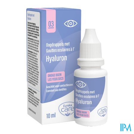 Eureka Care Oogdruppels Droge Ogen Hyaluron 10ml