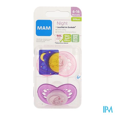 Mam Fopspeen Night +6m Meisje 1