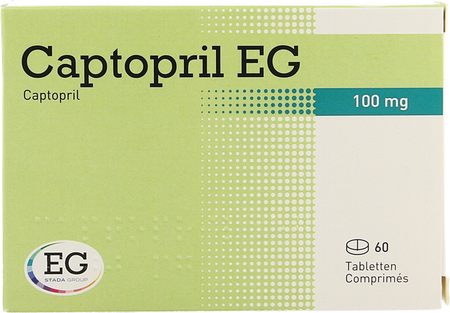 Captopril EG 100Mg    Tabl 60X100Mg 1