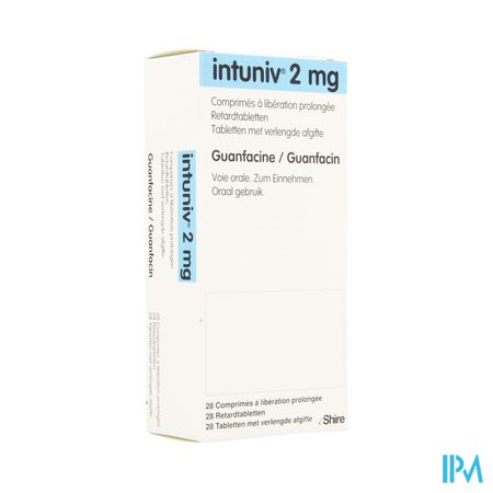 Intuniv 2mg Verlengde Afgifte Comp 28 X 2mg