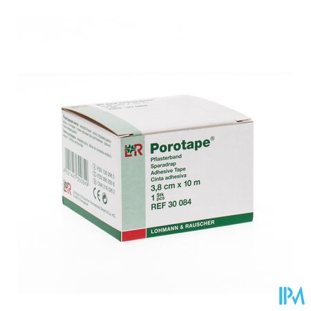 Porotape Kleeftape N/elast 3,8cmx10m 1 30084