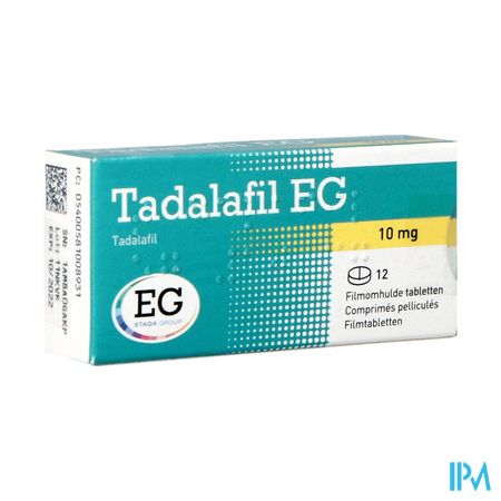 Tadalafil EG 10Mg Comp Pell  12 X 10Mg