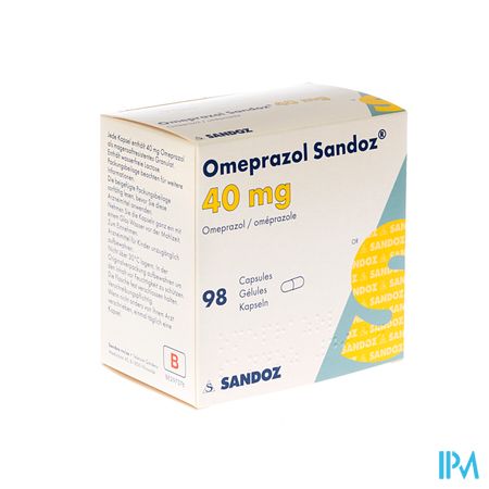 Omeprazol Sandoz Caps Enter 98 X 40mg 2
