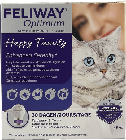 Feliway Optimum Kat Verdamper +30 Dagen Fl 48ml 1
