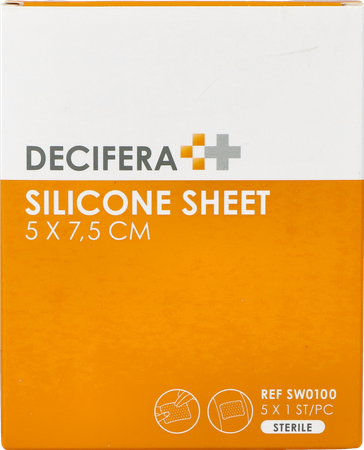 Decifera Silicone Sheet 5x 7,5cm 5 1