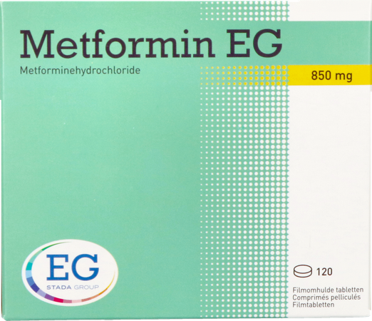 Metformin EG 850Mg Comp Pell 120 1