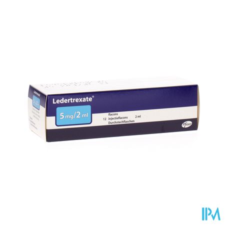 Ledertrexate 5mg Fl Inj 12x 5mg/2ml 2