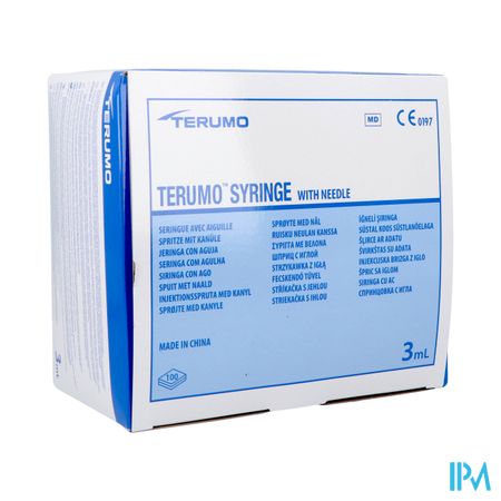 Terumo Seringue 3ml + Aig 21g 1 0,8x25mm St 100