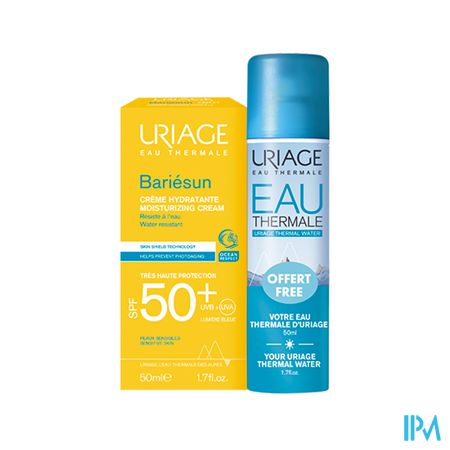 Uriage Bariesun Cr Ip50+ 50ml&water Therm.50ml Nf