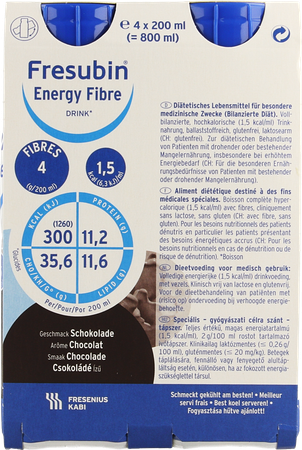 Fresubin Energy Fibre Drink 200ml Chocolat/chocolade 4