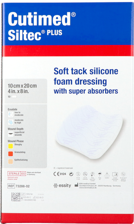 Cutimed Siltec Plus 10x20cm 10 7328802 3