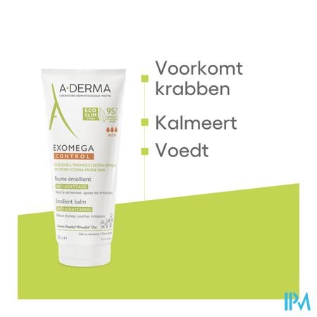 Aderma Exomega Control Balsem Emolierend 200ml 12