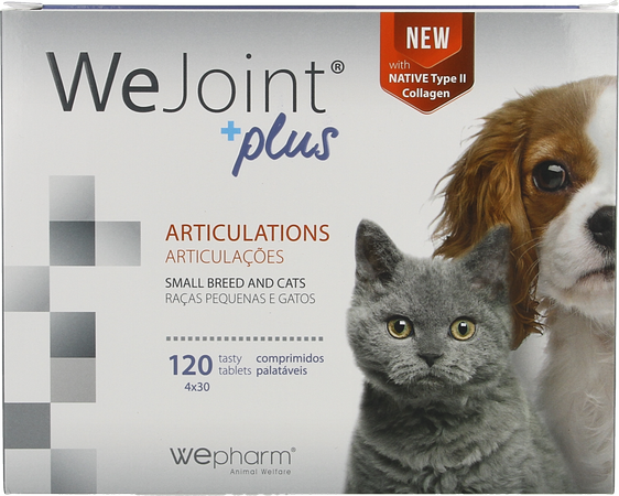 Wejoint Plus Small Breed & Cat Tabl 4x30 1