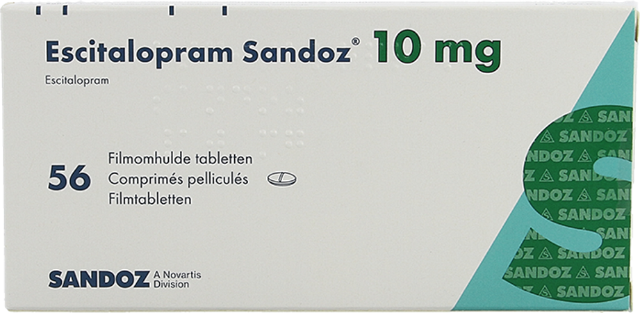 Escitalopram Sandoz 10mg Filmomh Tabl 56 X 10mg 3