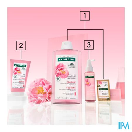 Klorane Capil. Sh Pioenroos Bio 400ml 17