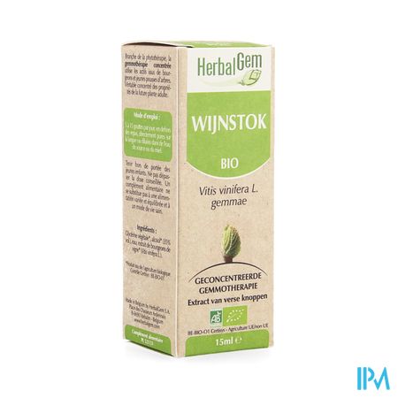 Herbalgem Wijnstok Maceraat 15ml