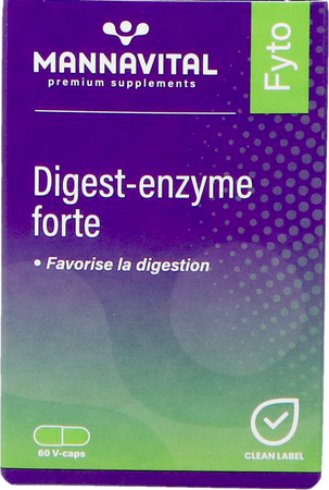 Mannavital Digest Enzyme Forte V-caps 60 7