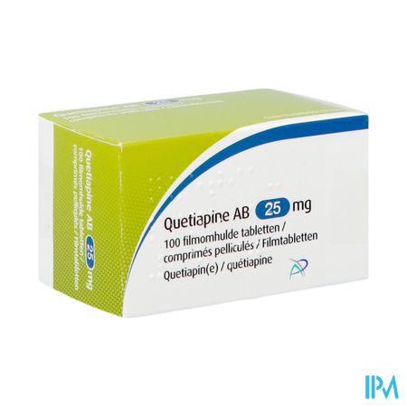 Quetiapine Ab 25mg Filmomh Tabl 100x25mg