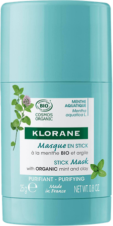Klorane Gezicht Munt Aquatic Masker Stick 25g 1