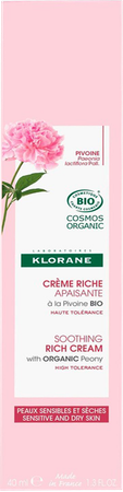 Klorane Gezicht Pioenroos Bio Rijke Cr 40ml 2