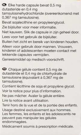 Dutasteride Tamsulosine Viatris 0,5mg/0,4mg Caps90 7