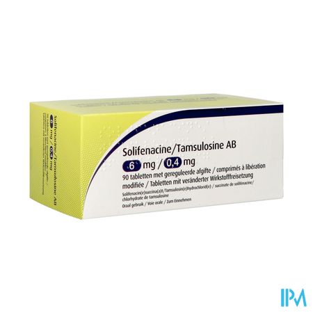 Solifenacine Tamsulosine Ab 6/04,mg Lib.mod.comp90