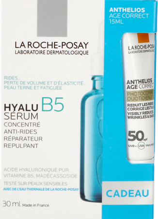 Lrp Coffret Hyalu B5 30ml+age Correct 15ml Gratuit 3