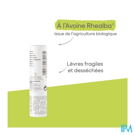 Aderma Avoine Stick Levres Rhealba 4g 9