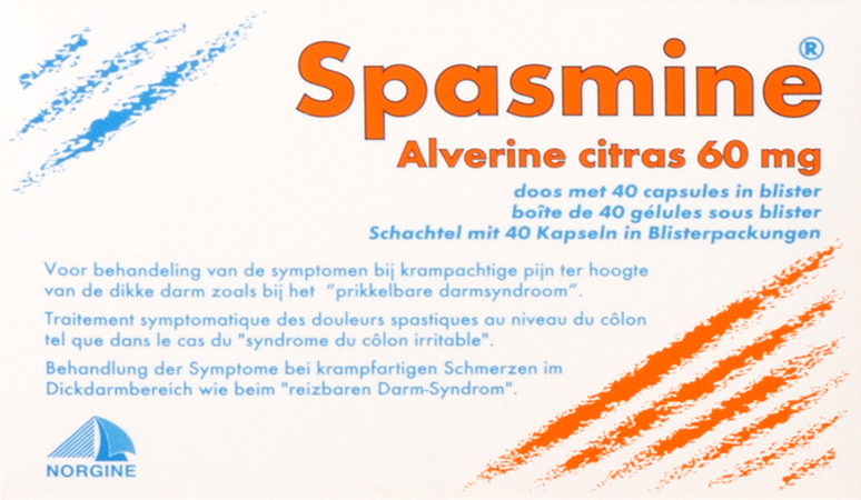 Spasmine Caps 40 X 60mg 3
