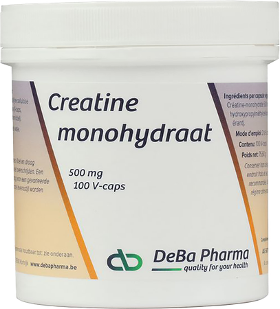 Creatine Monohydrate Caps 100x500mg Deba 5