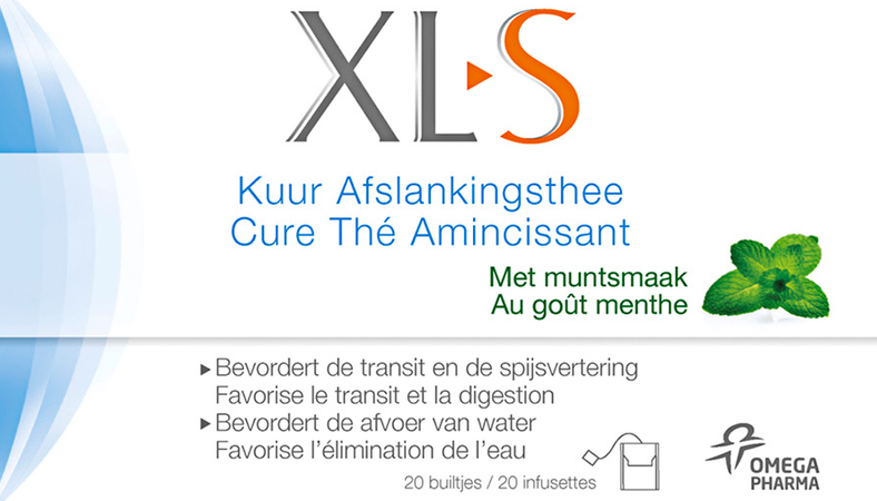 Xls Afslankingsthee Munt Zakje 20x2g