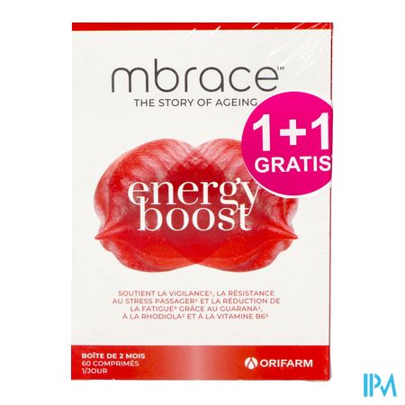 Mbrace Energy Boost Tabl 60x2 1+1 Gratis 3