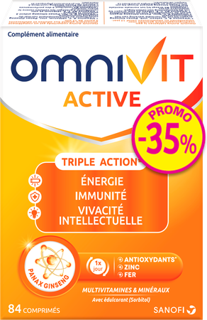 Omnivit Active 40Mg             Comp 84 Promo -35% 3
