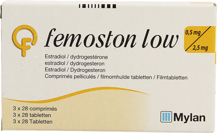 Femoston Low 0,5mg/2.5mg Omhulde Tabl 84 2