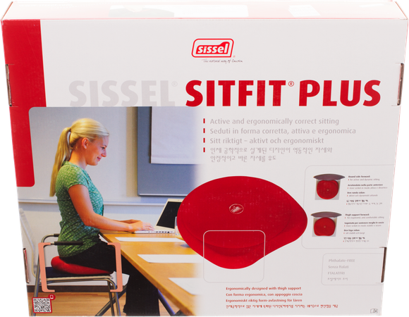Sissel Sitfit Plus Zitkussen Zwart + Pomp 1