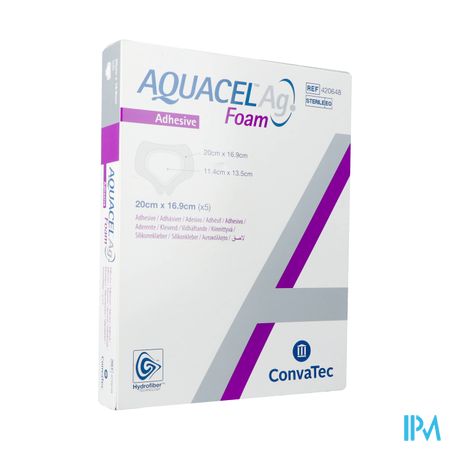 Aquacel Ag Foam Adhesif Sacral 5