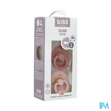 Bibs 3 Fopspeen Duo Woodchuck Blush