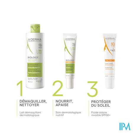 Aderma Biology Soin Dermatologique Nutritif 40ml 12